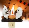 2024 Halloween Decoration New GHOSTS ROASTING CAMPFIRES MORES Chost Design Lamp Halloween Home Decorations