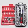 40-Piece Socket Set: Ratchet Wrench & Hex Key for Car/Motorcycle Repair