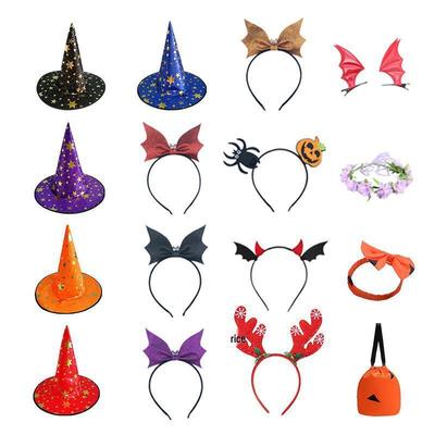 Halloween Hexenhut für Tanz und Maskerade mit passendem Abendkleid