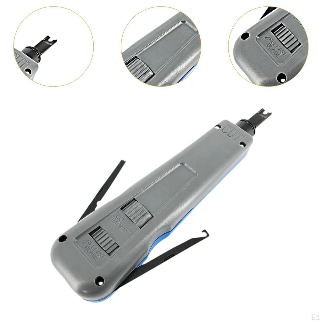 110/88 Type Punch Down Tool Adjustable Wear Resistant Manual Multifunction Network Cable Module