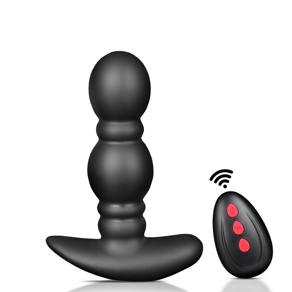 Electric Inflatable Remote Control Vibrating Anal Plug