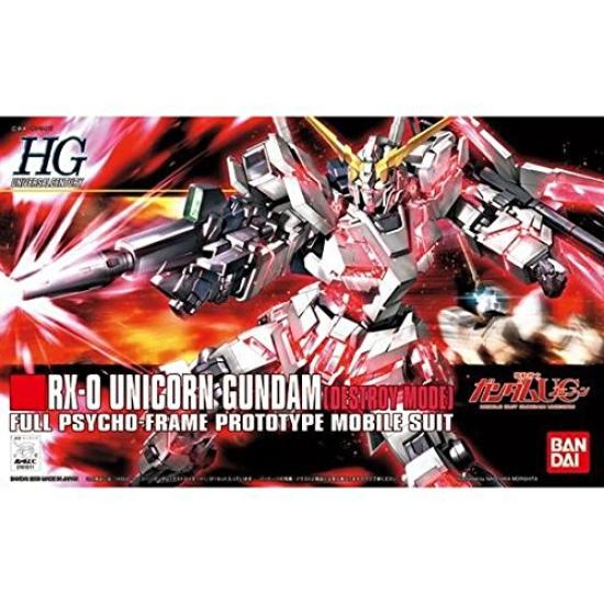 HGUC Unicorn Gundam Zerstörungsmodusanzug Gundam 1/144 RX-0 (Mobile UC)