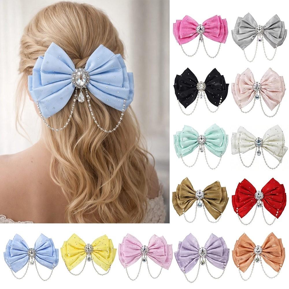 Princess Hair Clips Pearl Hairpins New Hair Ribbon  Fairy Tale Hair Accessories