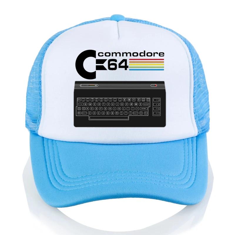 Commodore 64 Baseball Cap Summer Unisex Women Casual Sun Hats Fashion Mesh Adjustable Snapback Hat Gorras