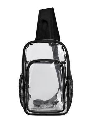 PVC Transparent Waterproof Men's Chest Bag: Sports, Fitness, Concert Crossbody & Shoulder Bag Fanny Pack