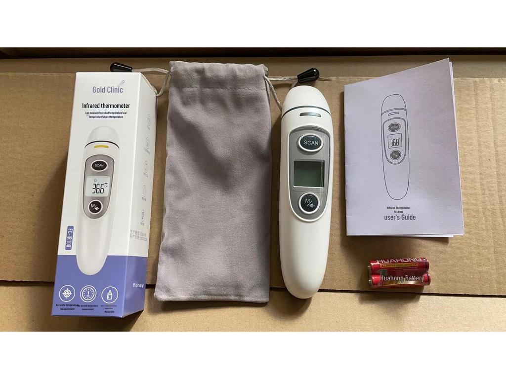 CE&FDA Approved Non-Contact Infrared Forehead & Ear Thermometer - English Version