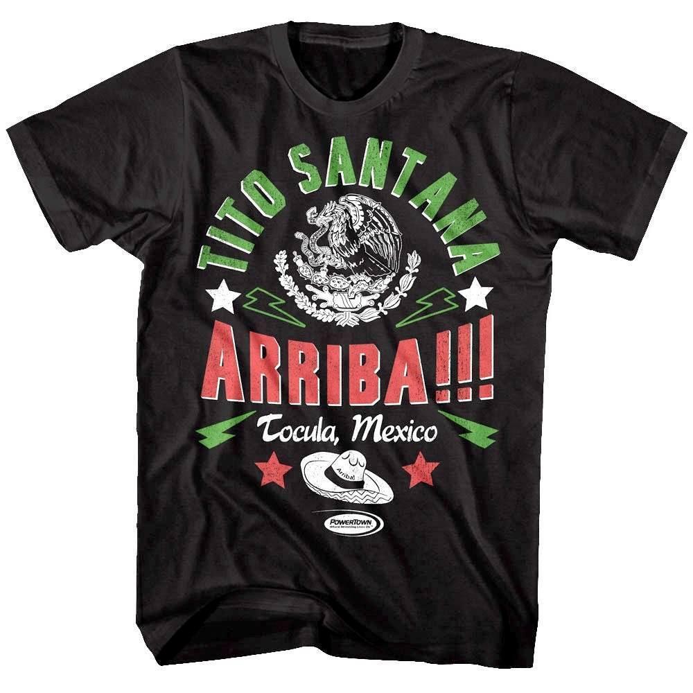 Powertown Tito Santana Tocula Mexico Men T Shirt L