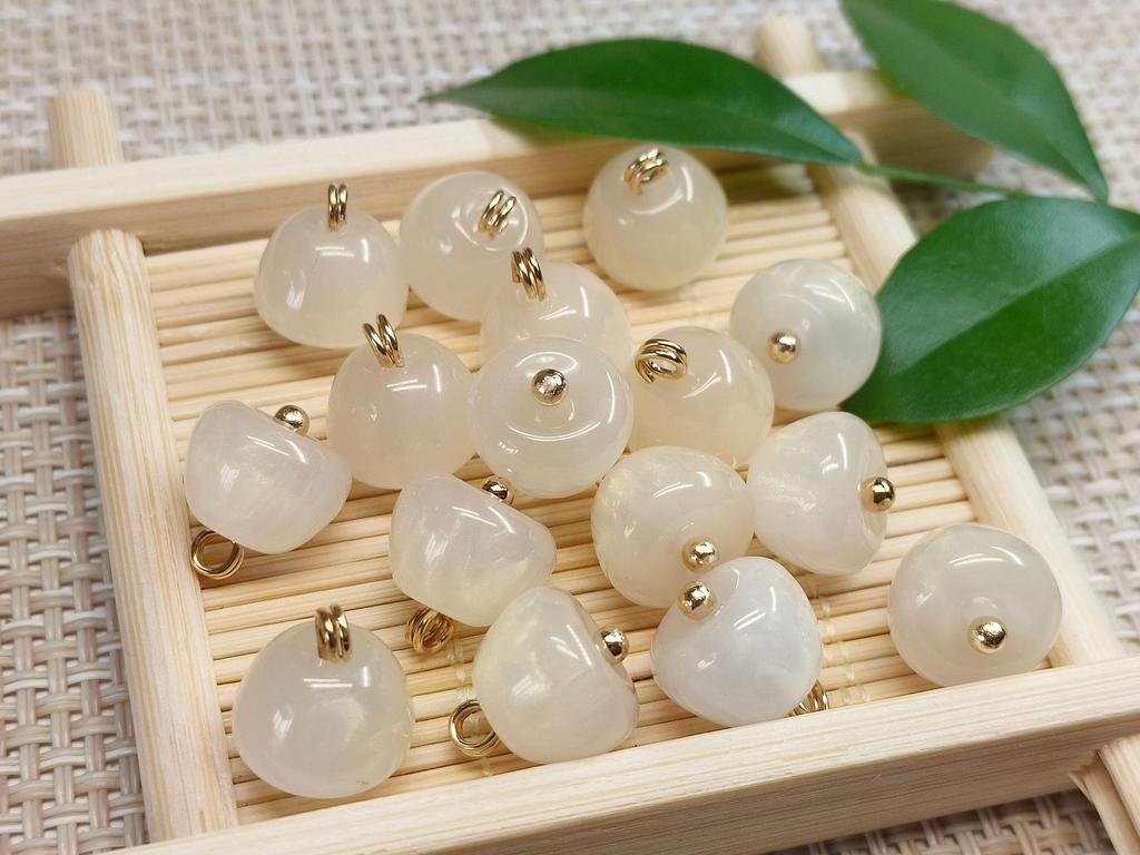 10pcs/set Apple-shape Buttons 11mm Resin Shank Buttons For Clothes Blouse Shirt Accessories DIY Crafts Handmade Decorative Beads