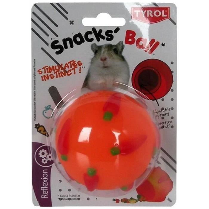 Jouet rongeur - TYROL - Balle à Friandises - Ø 7,5cm