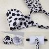 3/4/7Pcs Dalmatian Puppy Costume Set Animal Fancy Dress Costume Kit Accessories for Christmas Halloween Cosplay Party