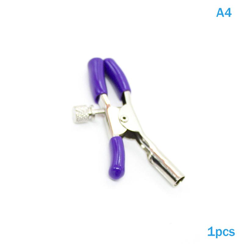 Colorful Metal Nipple Clamps 1/2Pcs Female Sex Toys for Women Couples Bondage Breast Clips Adjustable Sensual Accessories
