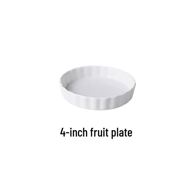 De ou Xingguang Wavy Edge Ceramic Plate