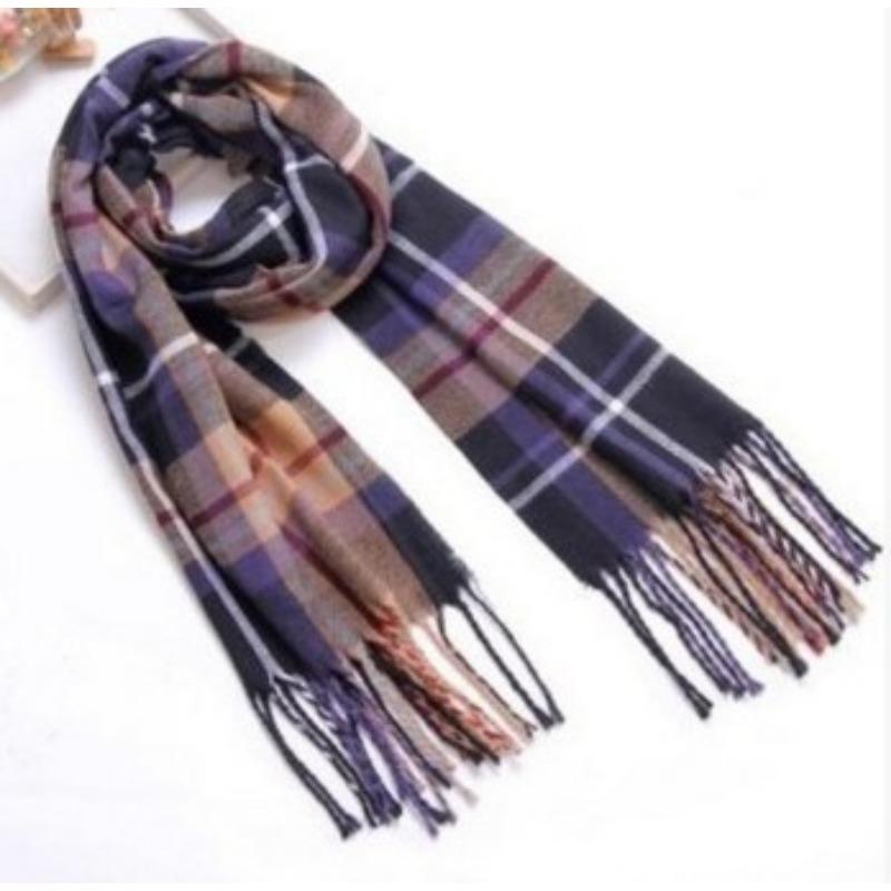 Winterschal Herrenschal Supermarktgeschenke, Dicker Schal, Echter Britischer Plaid-Thermoschal Plaid-Umfang