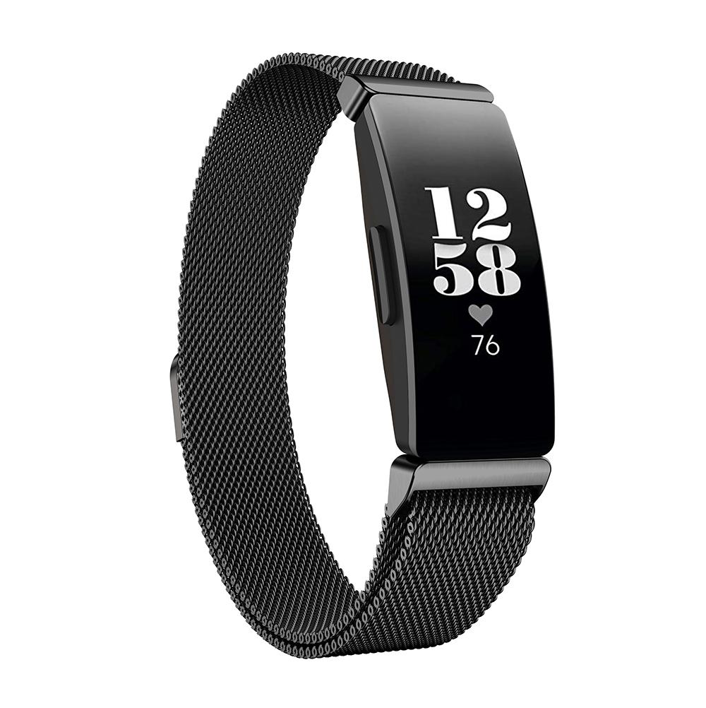 

Milanese Stainless Steel Watchband Wristband for Fitbit Inspire HR/Inspire Black