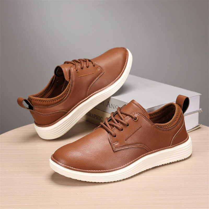 Fashion Demi-season Slip-resistant White Dress Shoes For Men Boots Men's Shoes Elegant Men's Designer Sneakers Sport Super Offers