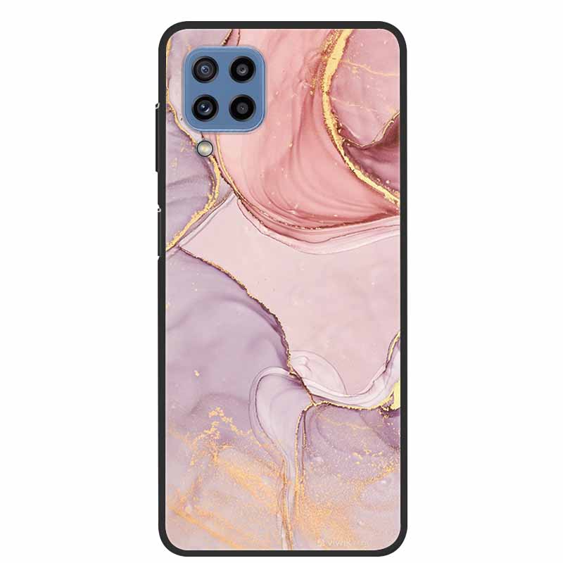 For Samsung Galaxy A12 Case Marble TPU Silicone Soft Phone CoverFor Samsung Galaxy M12 Case Samsung F12 Protector Gift New Para