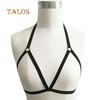 Women's Brassiere Soft Alluring Cage Harness Bra Elastic Strappy Hollow Out Underwear Top