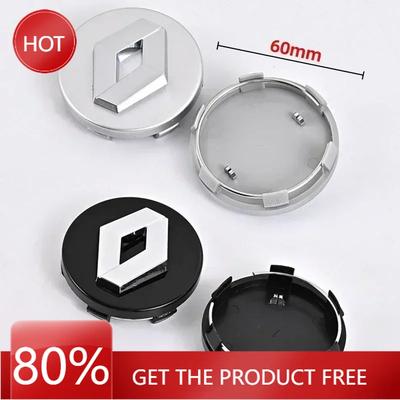 2026 Hot For Renault Hub Caps 4PCS 57mm 60mm Car Wheel Center Cap Logo Hub Badge Rims Cover For Renault Megane 2 3 Clio 4 Trafic