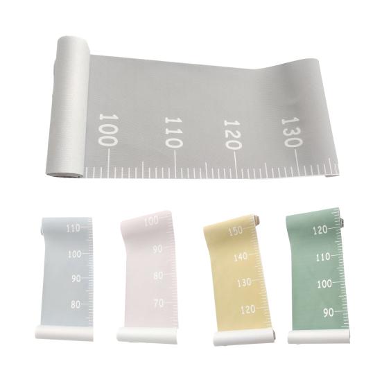 Growth Chart Removable Nordic Style Solid Color Height Measurement Ruler for Living Room