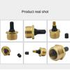 Motorhomes Brass Quick Connect Antifreeze Valve Nozzle  for Campers and Travel Trailers