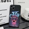 Cartoon Courage The Cowardly Dog-G For iPhone 13,17,11,12,16,14,15,Plus,Pro Max Soft Silicone Black Phone Case