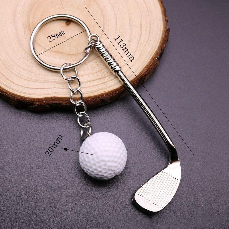 Golf Ball Key Chain Pendant: Add a Sporty Touch To Your Look! Perfect Gift for Golf Enthusiasts