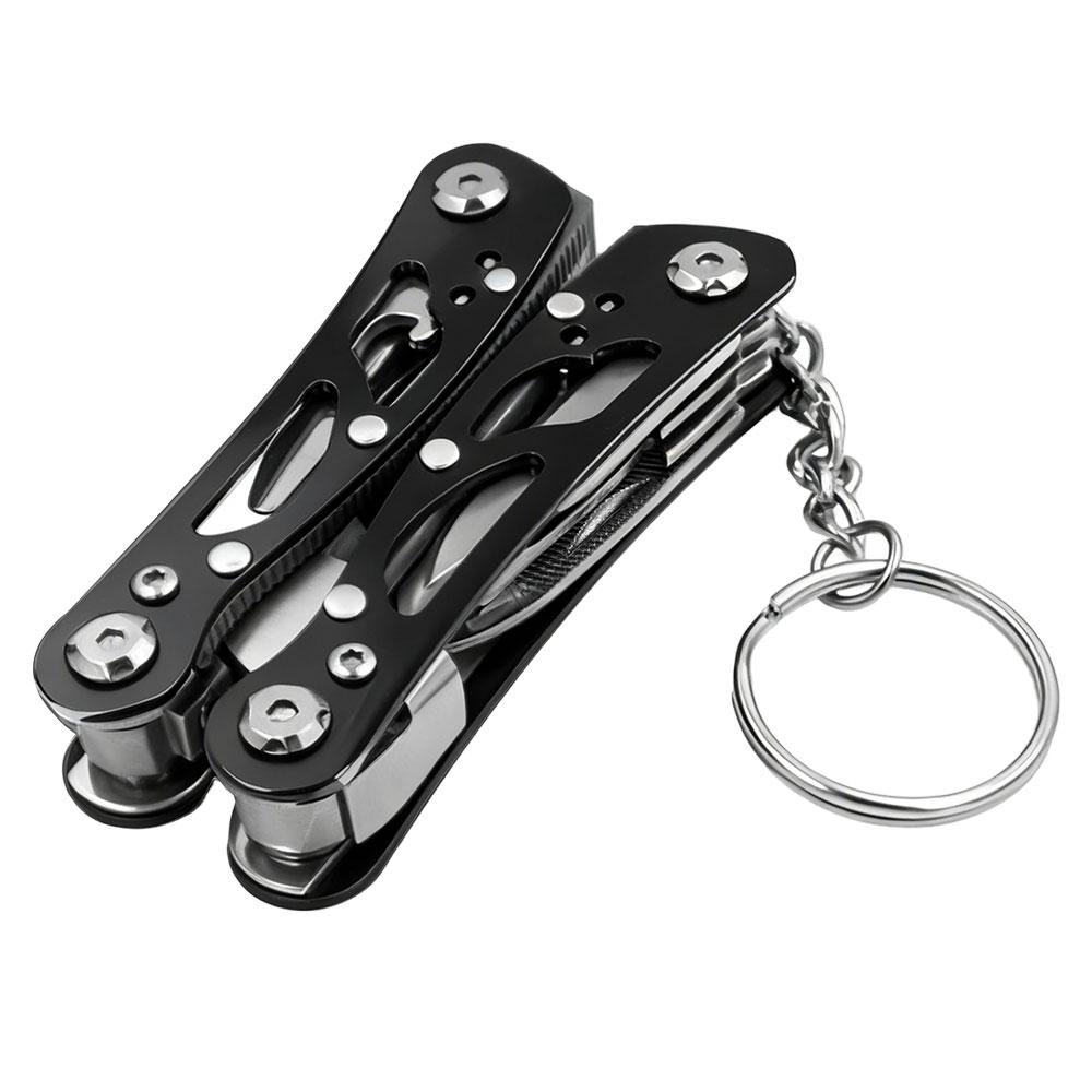 Stainless Steel Camping Multitool Folding Pliers & Knife Design Portable Outdoor Survival Gear for Hiking & Emergency Situations