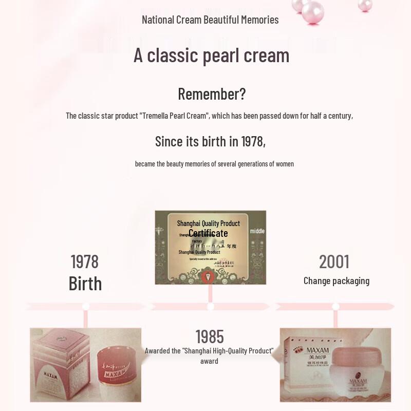 MAXAM Tremella Pearl Nourishing Face Cream Set