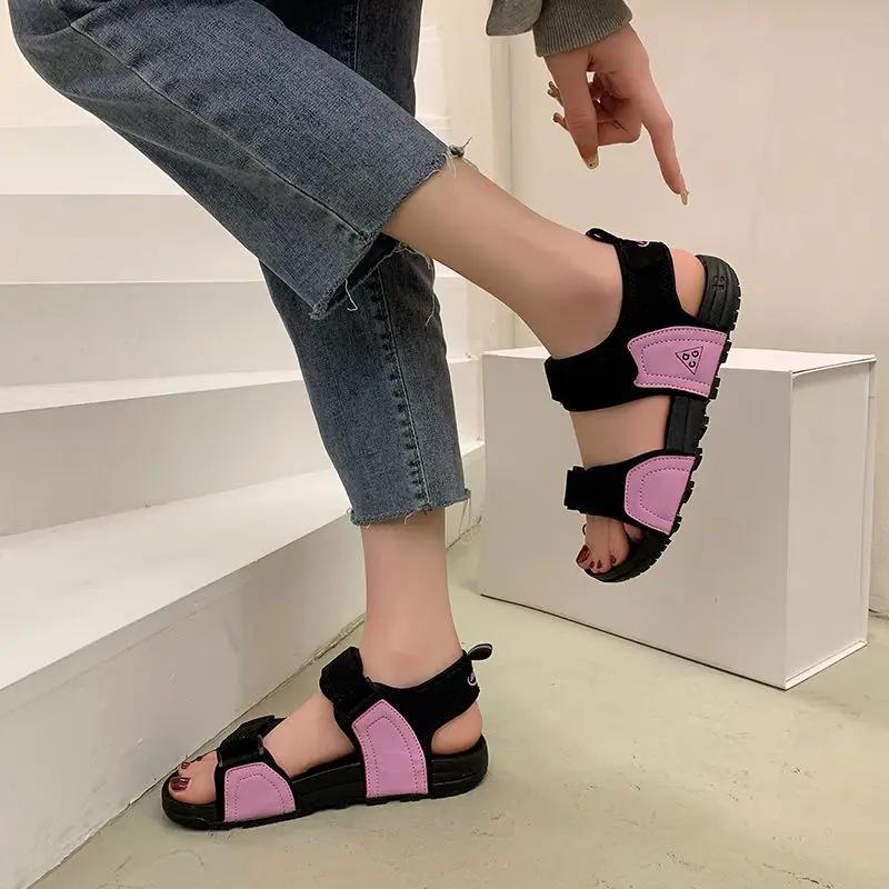 Fashion Open Toe Beach Woman Shoes on Offer Comfortable and Elegant Footwear 2025 Trend Summer Sale Luxury Wholesale Sandals for Women