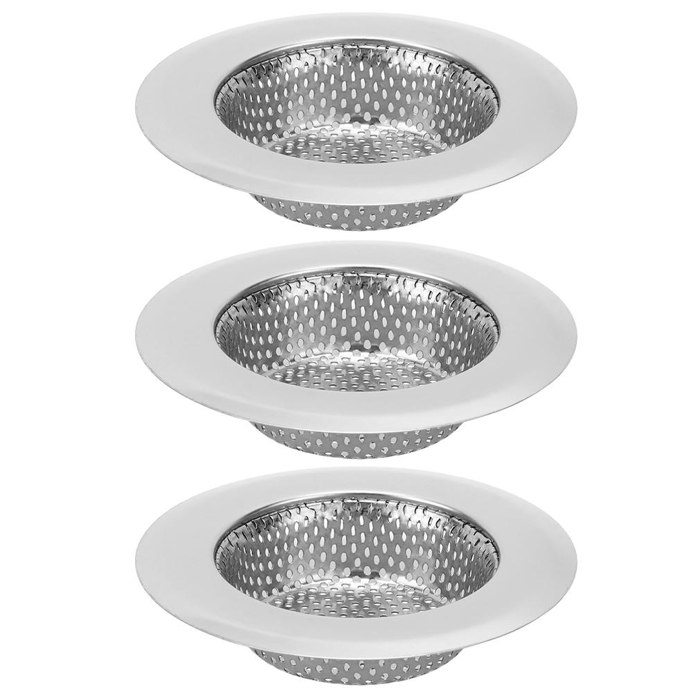 

3 шт. Фильтр для кухонной раковины из нержавеющей стали, Фильтр для канализации в ванной комнате, Портативные ситечки, Маленький