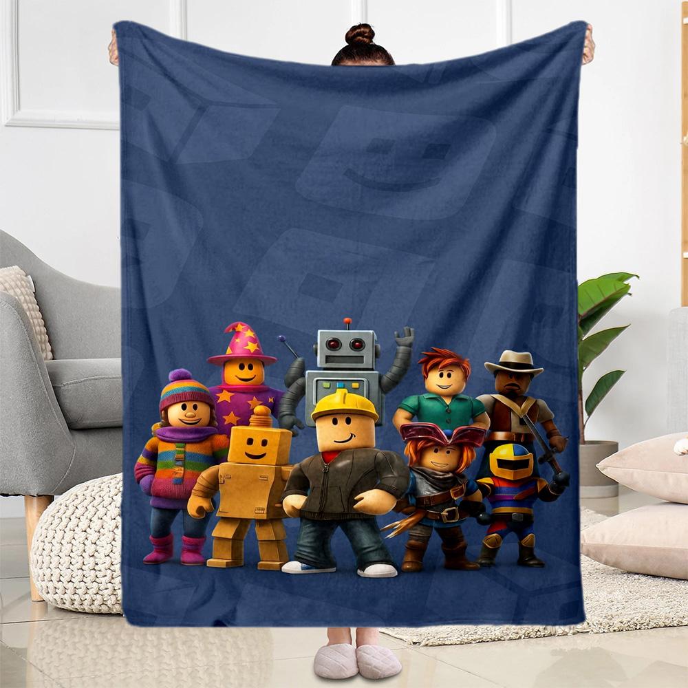 Roblox 338 Blanket Soft & Cozy Great for Chair Office Chair Office Four Seasons Multipurpose Modern Gifts For Family Or Friends