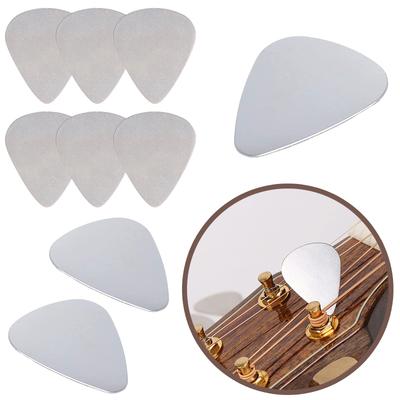 10/20PCS Guitar Plectrums Stainless Steel 0.3mm Thick Guitar Pick Shine Surface Metal  Practice Prop for Guitar Bass Ukulele ZYF