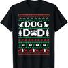 Camiseta Pai de Cachorro de Natal para Homens Camiseta Feia