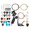 Guitar Accessories Color String Set Tuner Capo Bridge Pins Pick Replacement Playing Tools