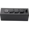 Car Power Supply Socket Box Voltmeter Charger Multi-function Power Box With Independent Switch Control Acesssories