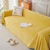 Herringbone Pattern Solid Color Chenille Sofa Towel Four Seasons Universal Sofa Cushion Living Room Sofa Cover