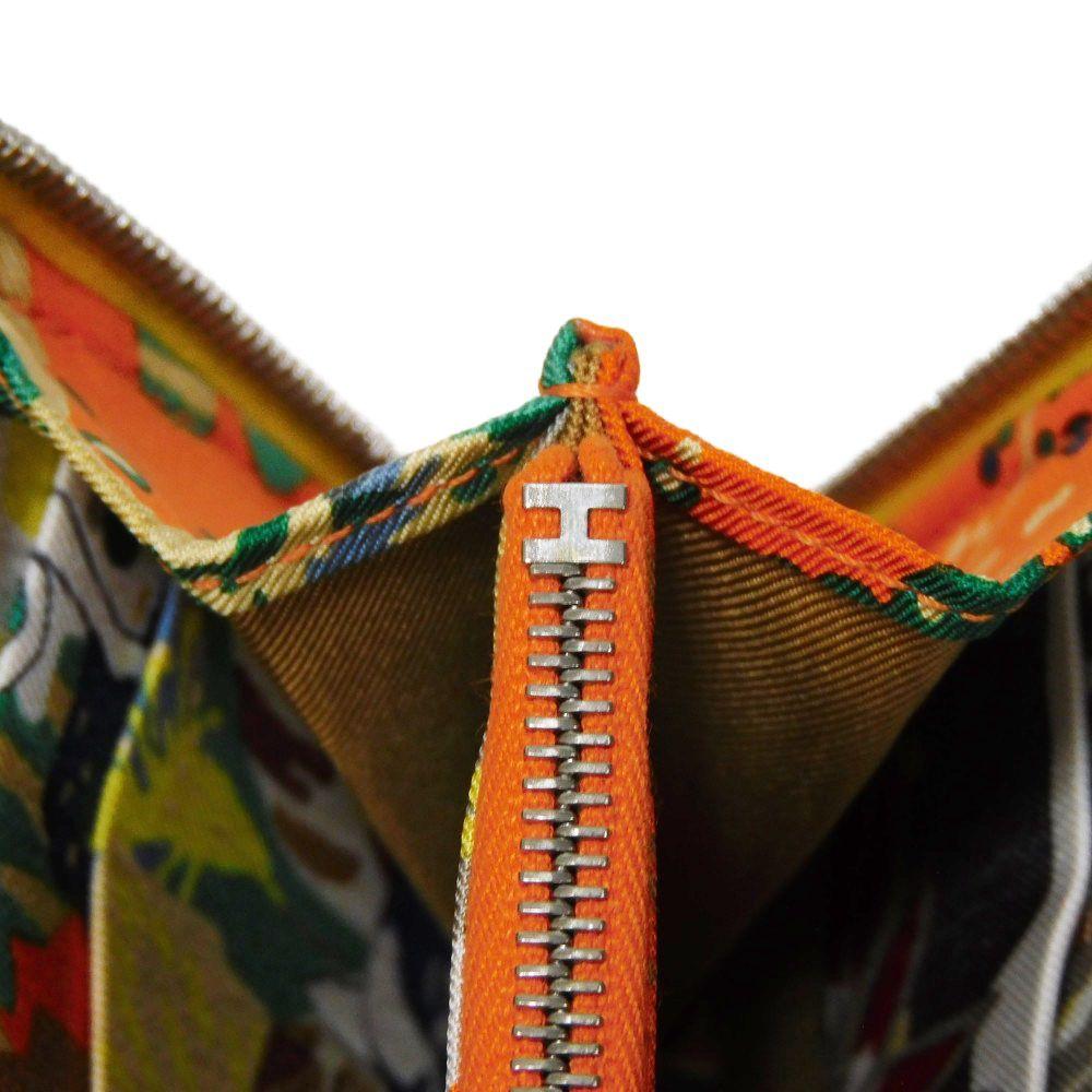Used 9212 Azap Long Silk In 7940 Multicolor Zip Around Bag, Excellent Condition Henri Verite 13999 14023 Lime B Unisex