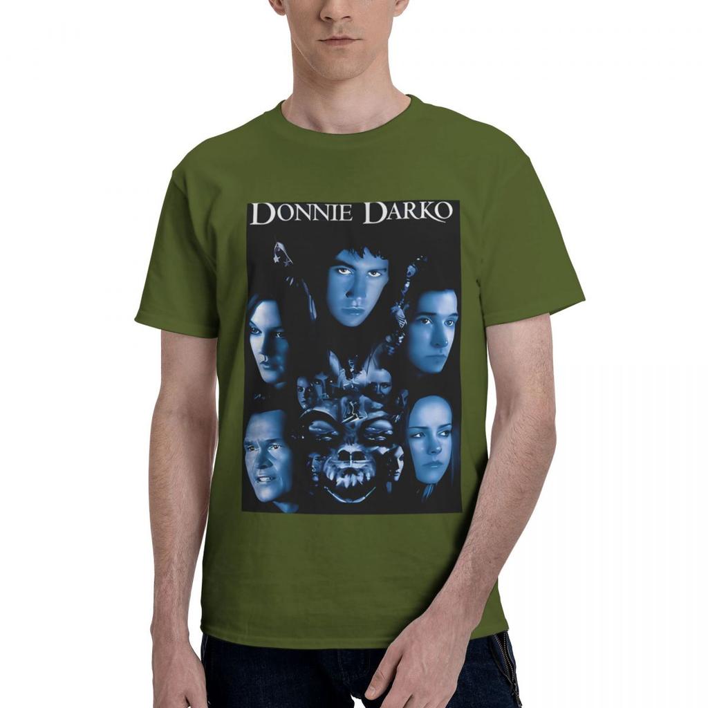 Donnie Darko V3 Movie Poster Jake Gyllenhaal DTG 100 Cotton Casual Breathable Confortable T Shirt Designer Clothes Men Mens
