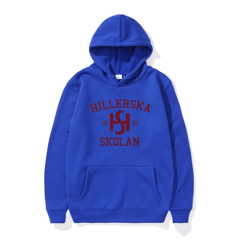 Young Royals Hillerska Skolan Sudadera con capucha Hillerska Skolan Sudadera con capucha unisex Sudaderas con capucha gráficas J
