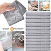 Double-Sided Silver Fabric Dishcloth Dish Towel Absorbent Non-Stick Oil Dish Rag Housework Cleaning Oil Removal Kitchen Cleaning