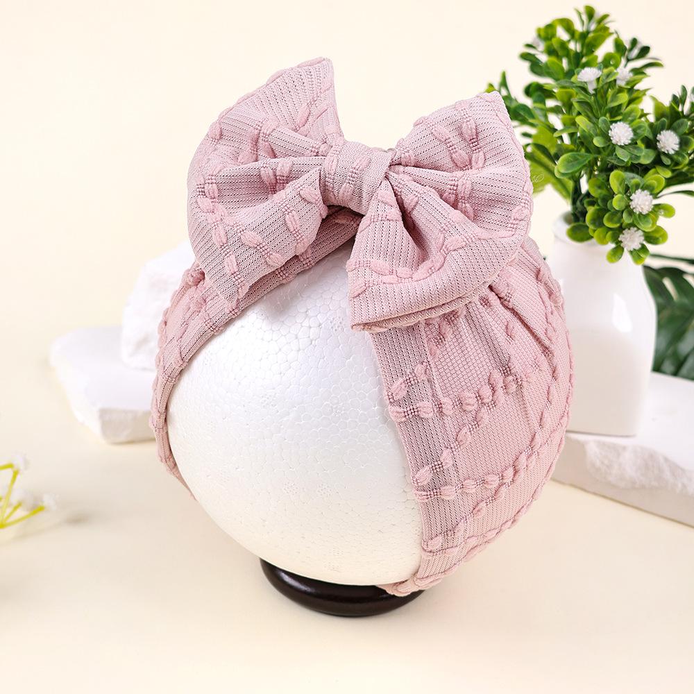 Кросс-бордерная Шляпка-бант для плода - Милая Детская Цветочная Шляпка Однотонного Дизайна