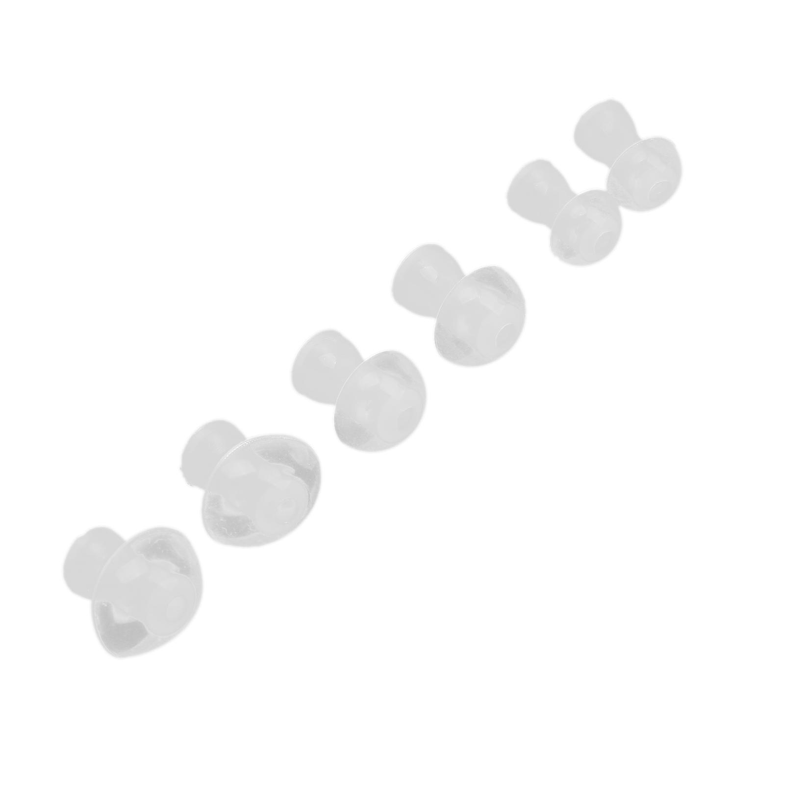 

6pcs Hearing Aid Ear Tips Earplug Silicone Hearing Aids Buds Domes Ear Replacements