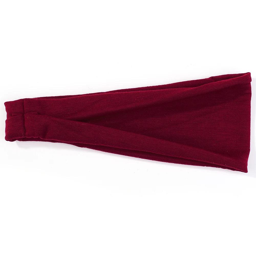 Mode Sport Fitness Stirnband Schlangen-Leopardenmuster Einfarbig Haarbänder Damen Postpartale Freizeit Zuhause Kopfbedeckung Scrunchies