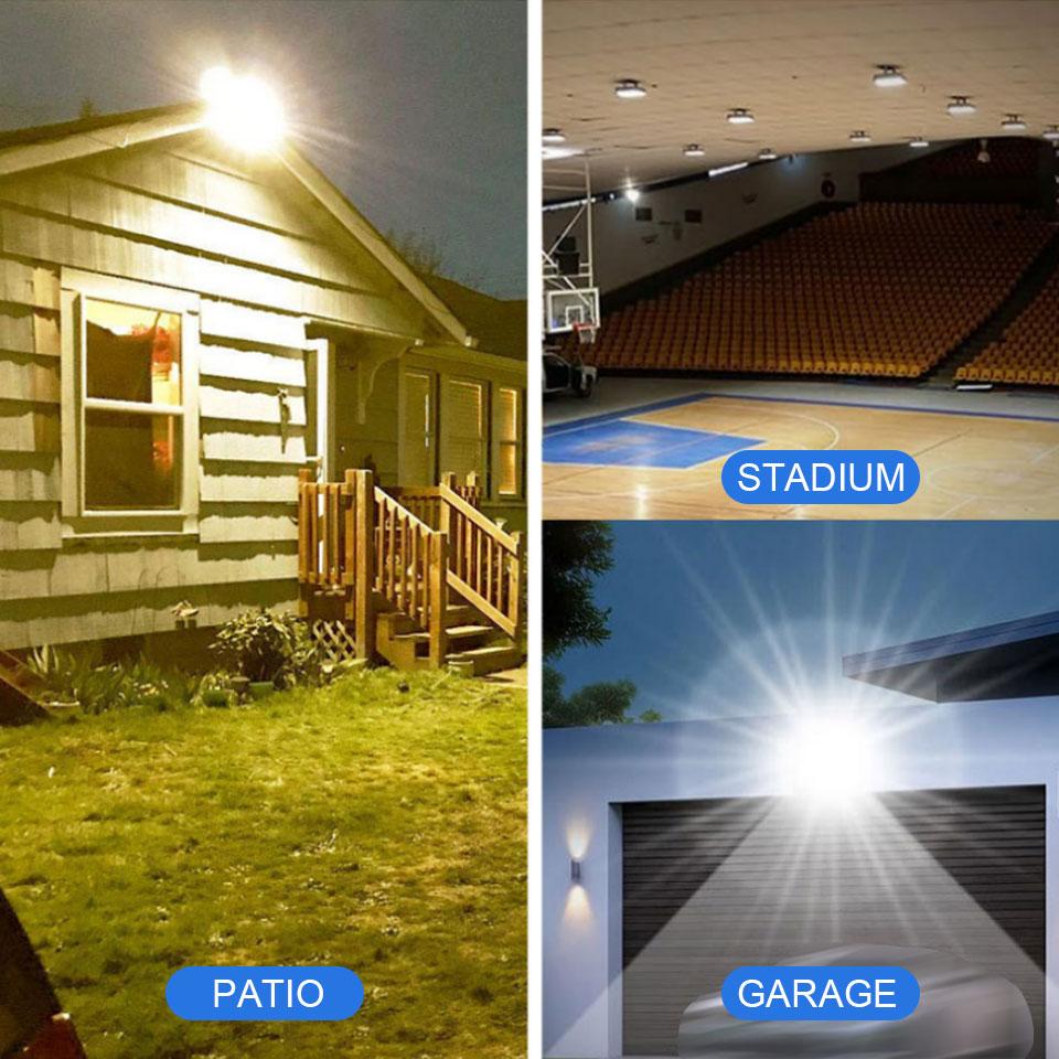 LED Floodlight AC220V 110V 10-300W IP66 Waterproof For Outdoor Wall Garden LED Reflector Street Lamp Wall Flood Lights