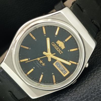 ВІНТАЖНИЙ ORIENT CRYSTAL АВТОМАТИЧНИЙ 46941 ЯПОНІЯ ЧОЛОВІЧИЙ ОРИГІНАЛЬНИЙ ЦИФЕРБЛАТ ГОДИННИК a705010-1