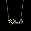 Atoztide Custom Name Necklace for Women Snowflake On Chain Stainless Steel Jewelry Winter Choker Personalized Christmas Gift