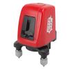 Portable Infrared Level High Accuracy Self Leveling Mini Cross Line Level Tool 2 Lines Red Light