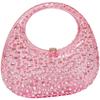 2023 New Handbag Women Transparent Summer Acrylic Bags Diamond Encrusted Evening Bags Luxury Designer Wedding Clear Bags