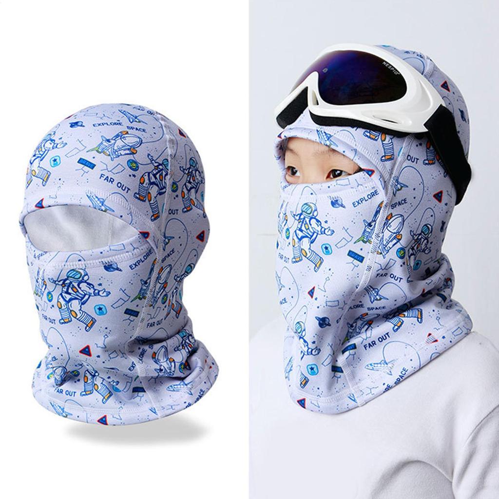 Children Neck Gaiter Elastic Breathable Soft Warmer Kids Ski Cover For Boy Girl Children Skiing Riding Bike Climbing Sport