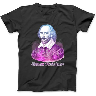William Shakespeare Poster Funny Literature T-Shirt Sweatshirt Hoodie for Men Women Kids Made In Canada Black